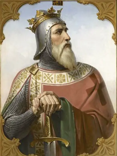 Ritratto ottocentesco di Roberto il Guiscardo in armatura